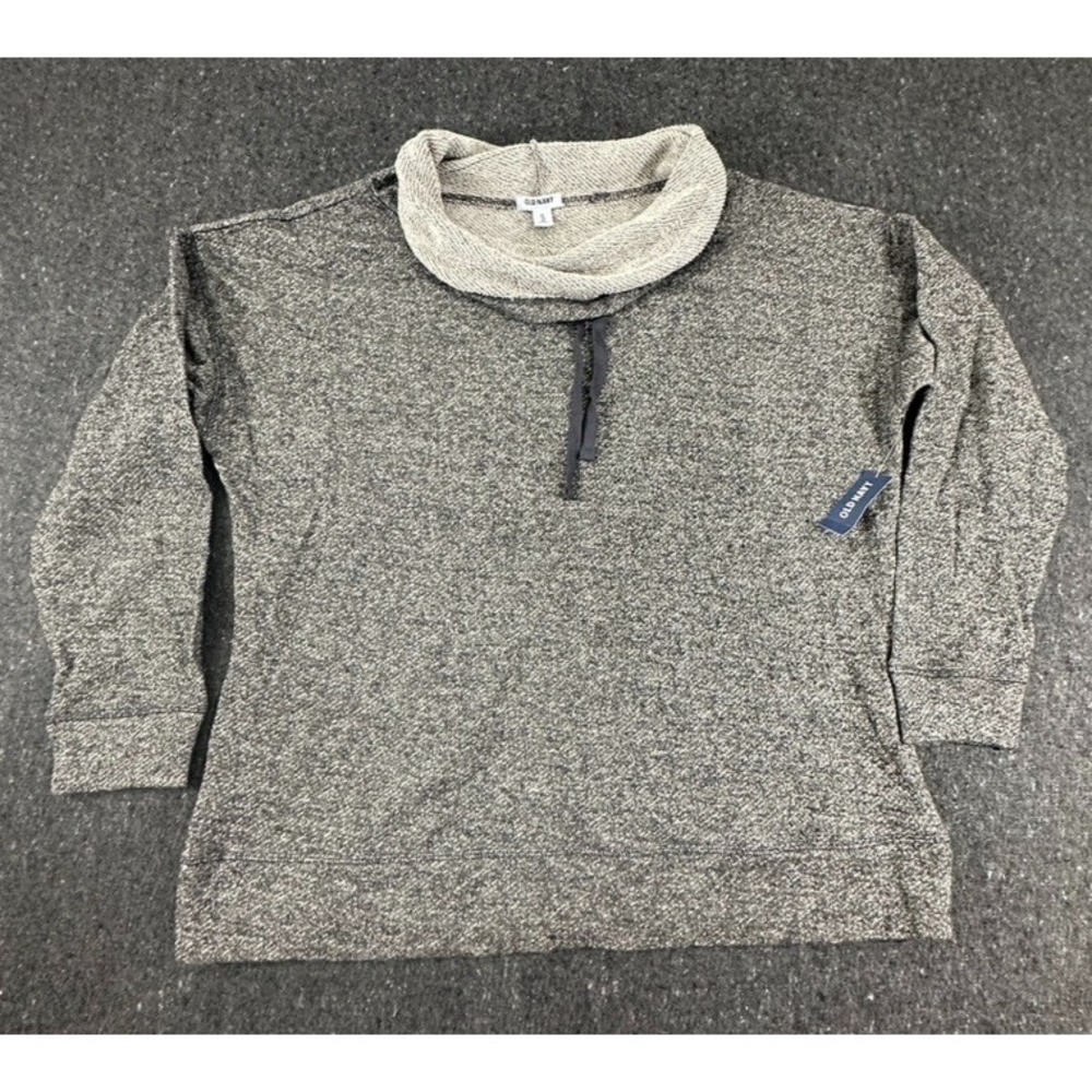 Old Navy marled gray cowl-neck pullover sweatshirt Womens‎ Size XL